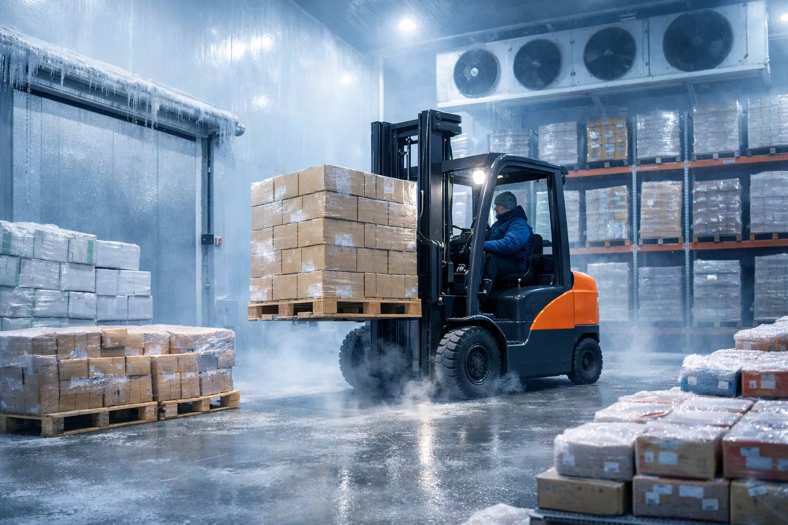 Cold Storage Forklift Requirements: Selecting Equipment for UAE Food Distribution Centers