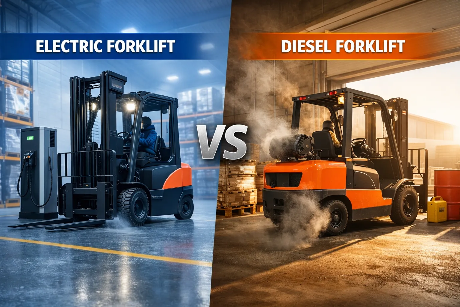 Electric vs Diesel Forklifts: Which Is Right for Your UAE Warehouse?