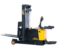 Electric reach stacker